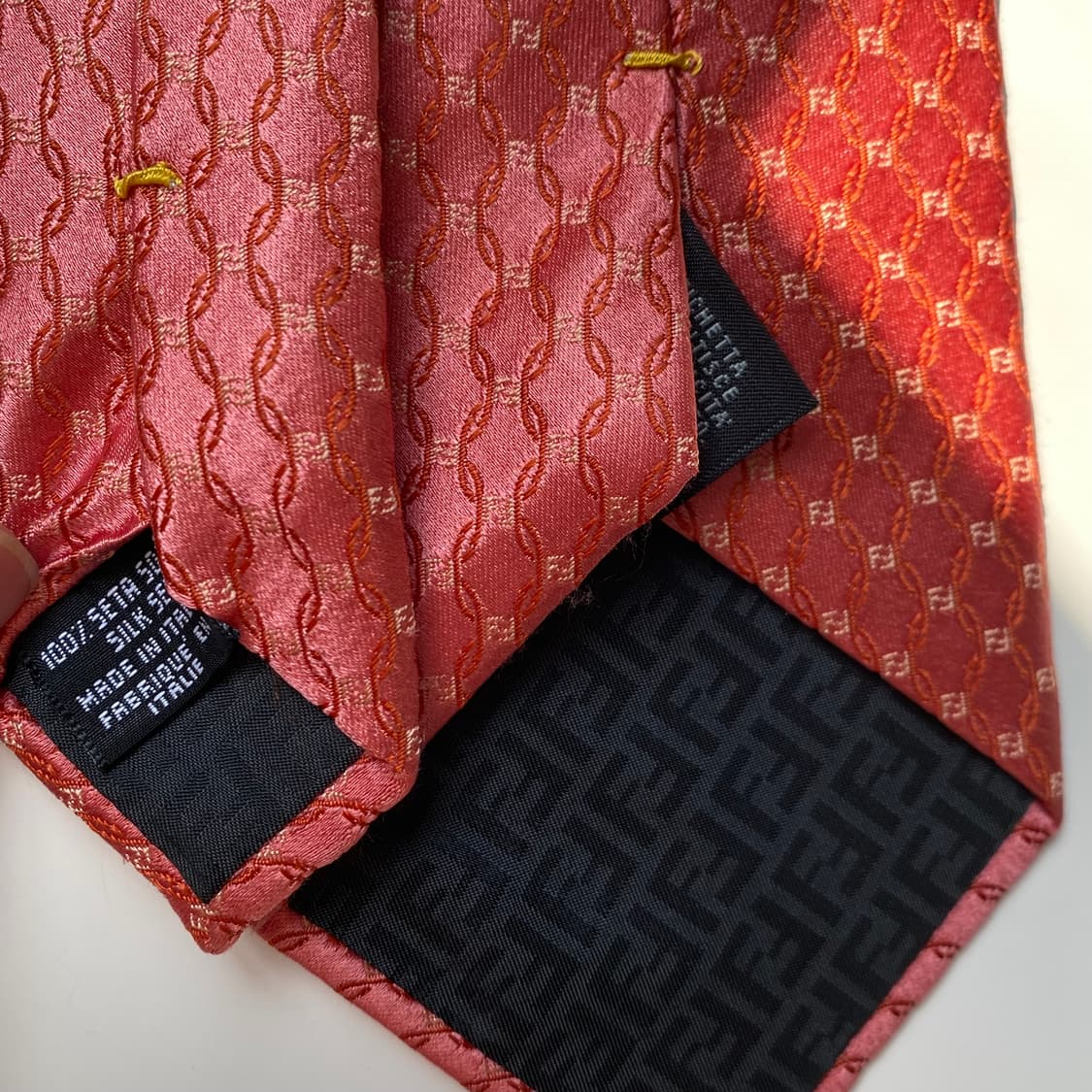 펜디 (FENDI) 신형라벨 모노그램 명품 정품 넥타이 상품이미지5