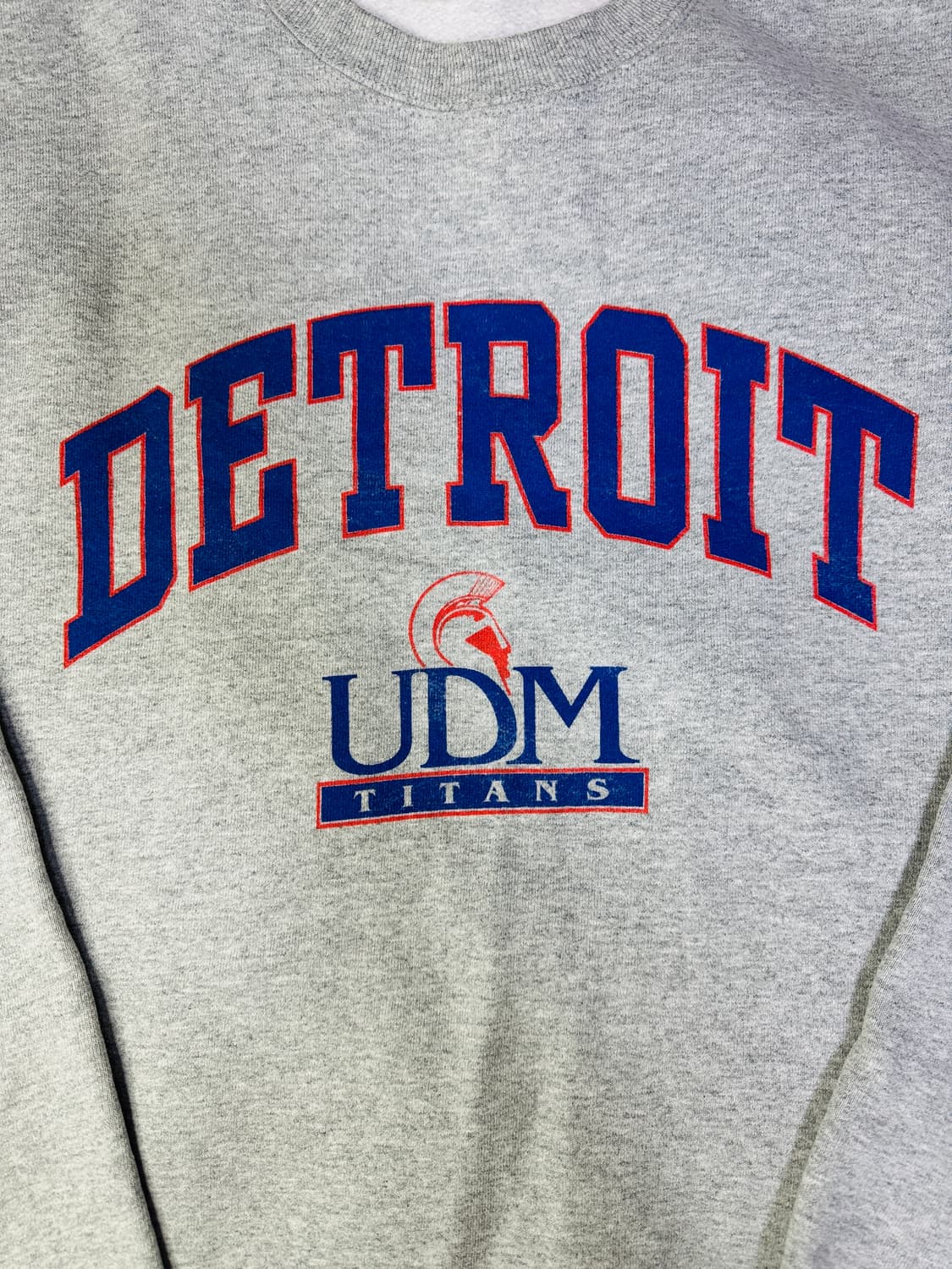 빈티지 90s 디트로이트 UDM TITANS 그레이 맨투맨 XL 상품이미지2
