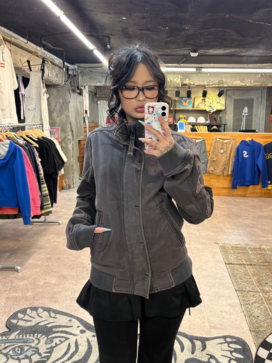 아베크롬비 다크 그레이 자켓 #csz4220 상품이미지3