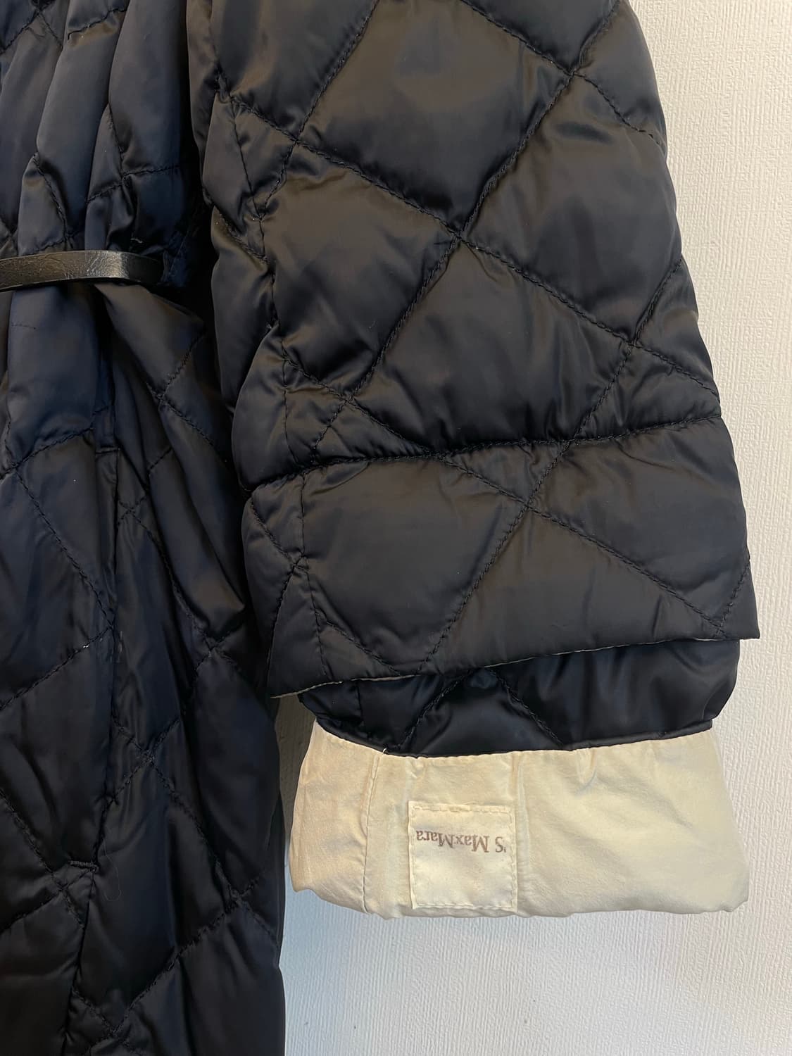 S Max Mara S막스마라 여성경량 벨트 구스퀼팅롱패딩코트:) 상품이미지4