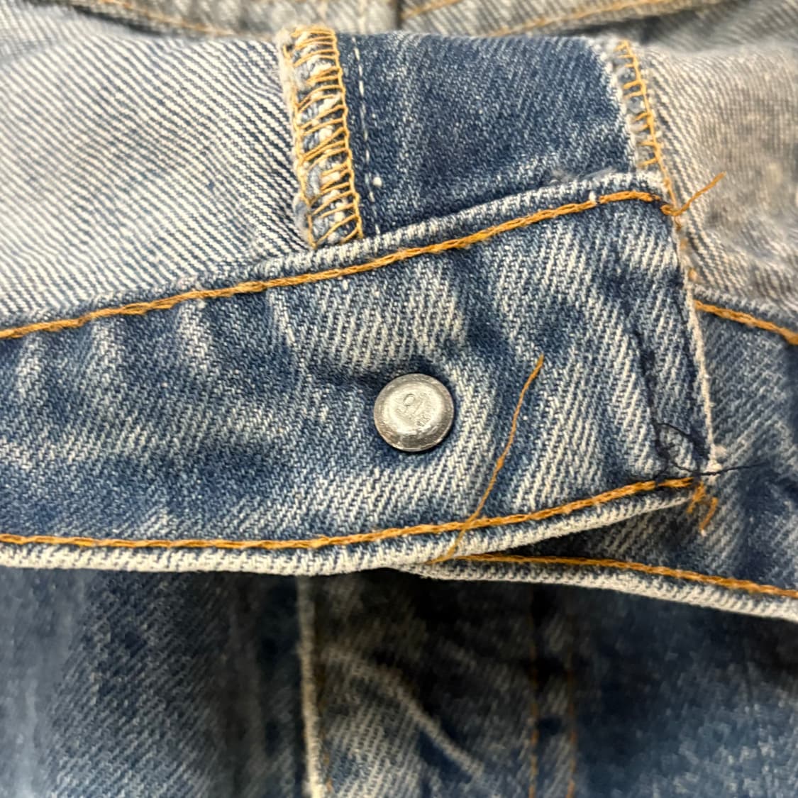 [36/32] 80s USA🇺🇸 리바이스 319 오렌지탭 중청 탈론 상품이미지5