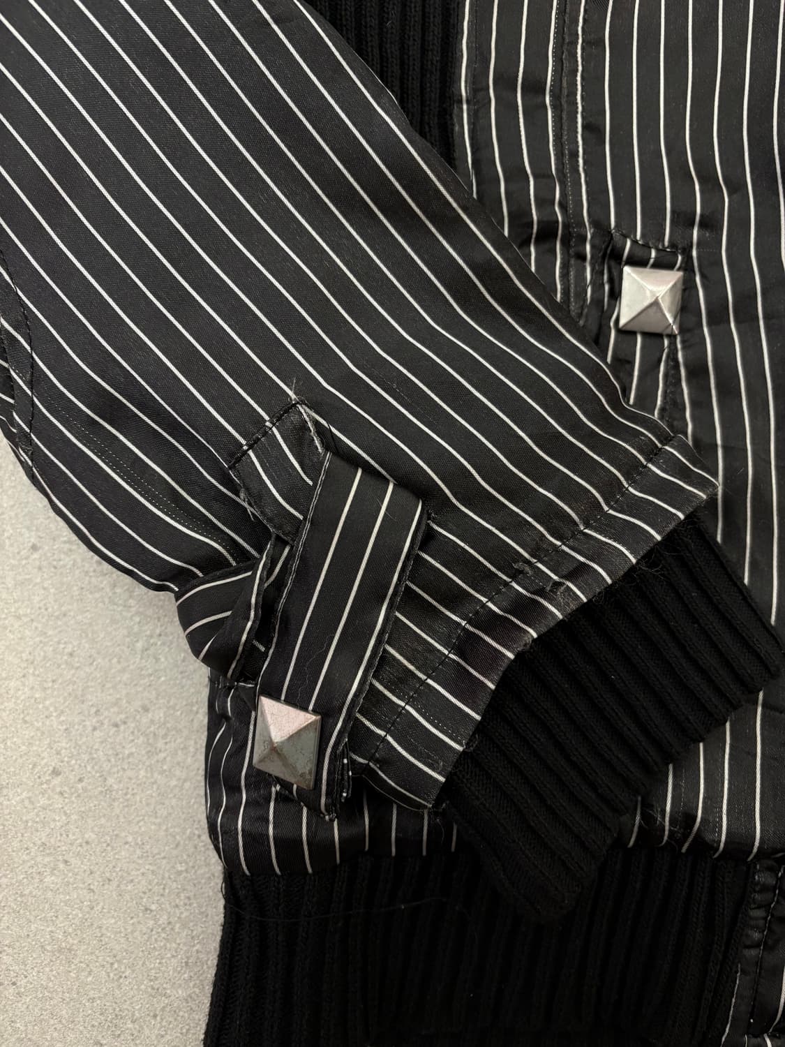 DIG DEEP 스트라이프 스터드 점퍼 상품이미지5