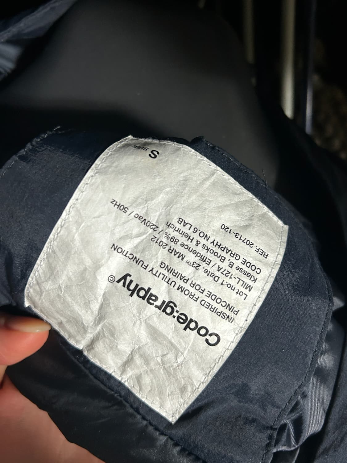 코드그라피 더플 패딩 S 상품이미지2