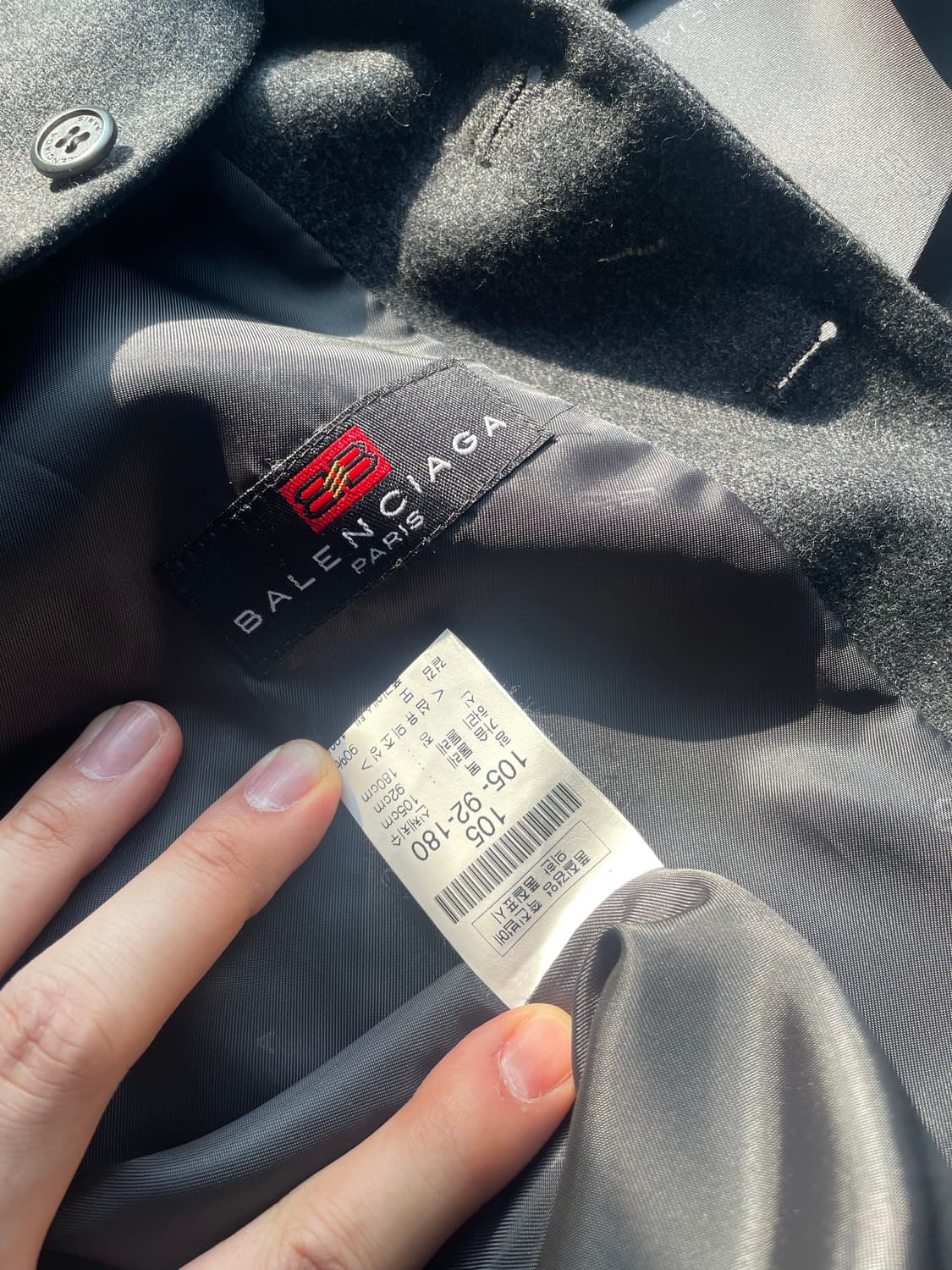 발렌시아가 모 정장 베스트 상품이미지4