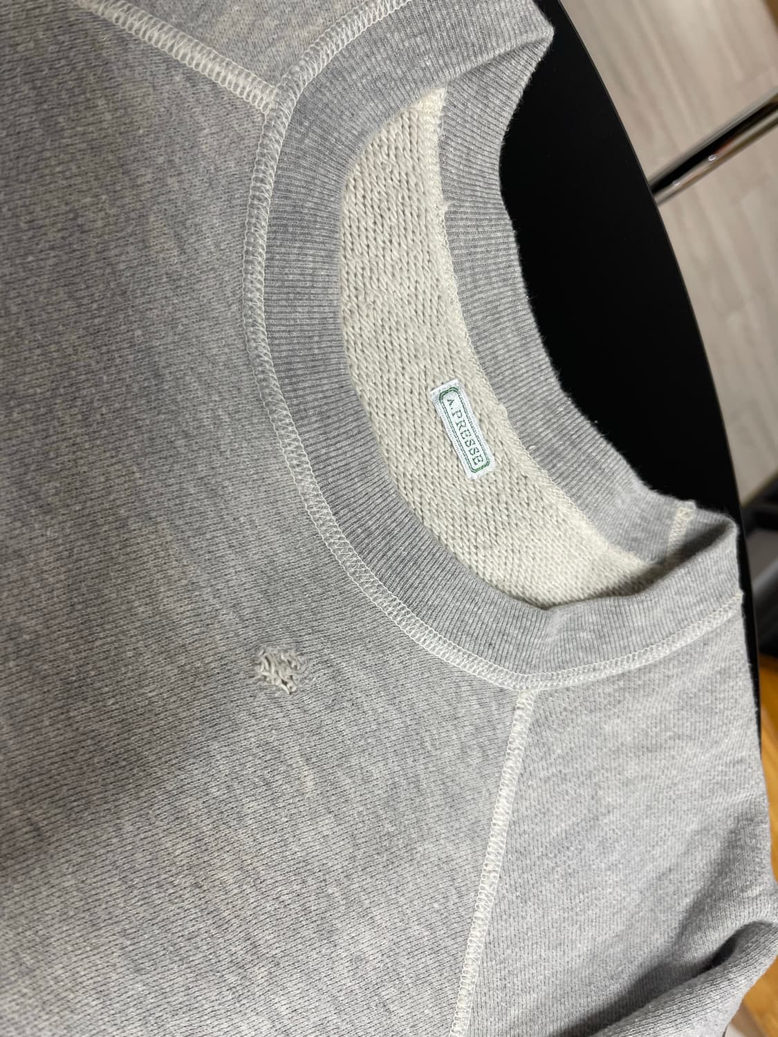 아프레쎄 22ss 빈티지 스웻셔츠 상품이미지3