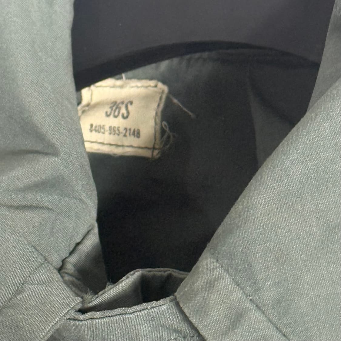 70S 36S 빈티지 미 육군 남성 재킷 그린 레인코트 AG-274 상품이미지2