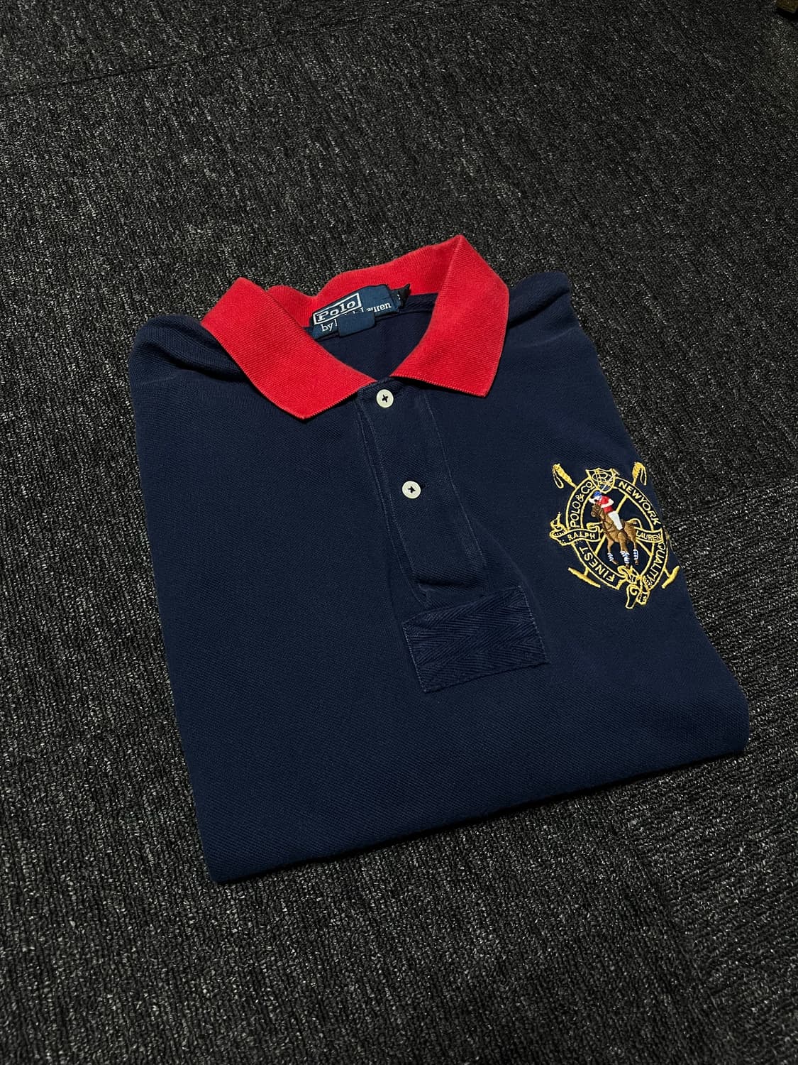Polo Ralph Lauren 크레스트(문장)  자수 로고 반팔 폴로셔 상품이미지3