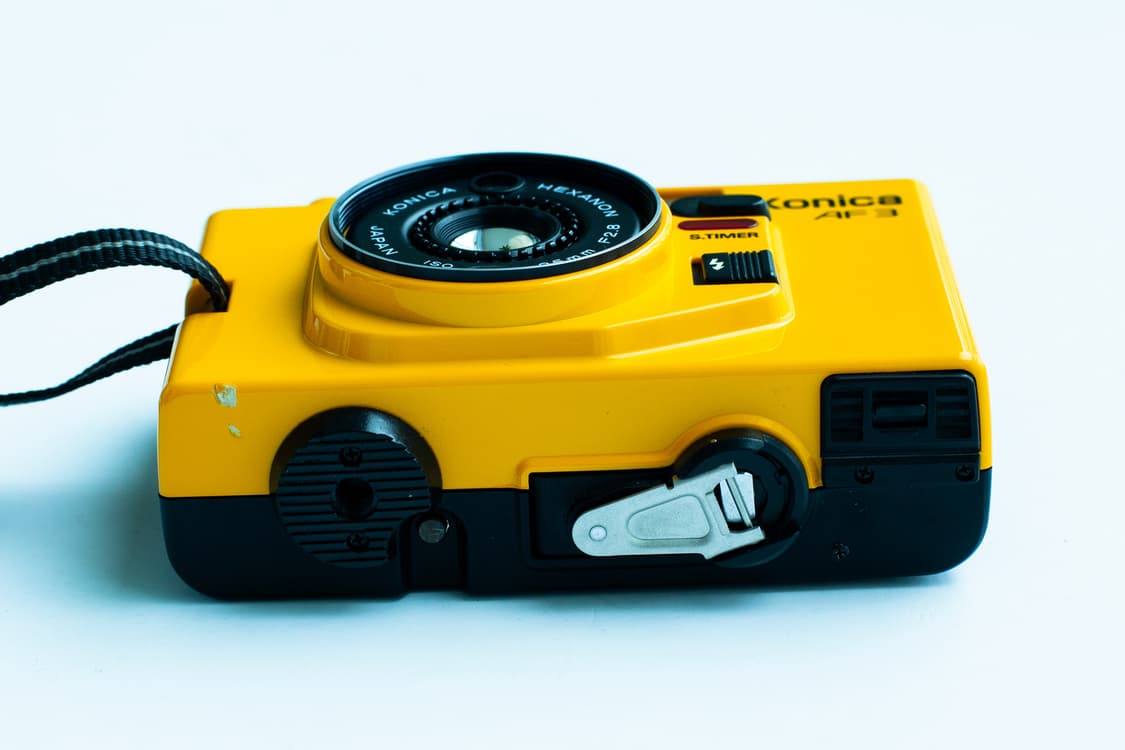 코니카 af3 옐로우 필름카메라 상품이미지5