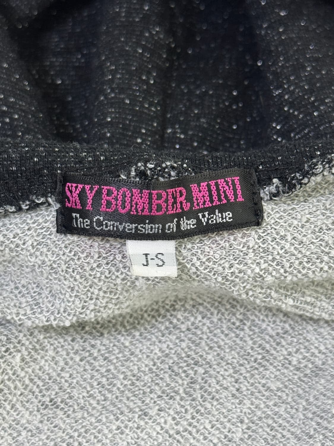 Sky bomber 레터링 후드집업 y2k 상품이미지6