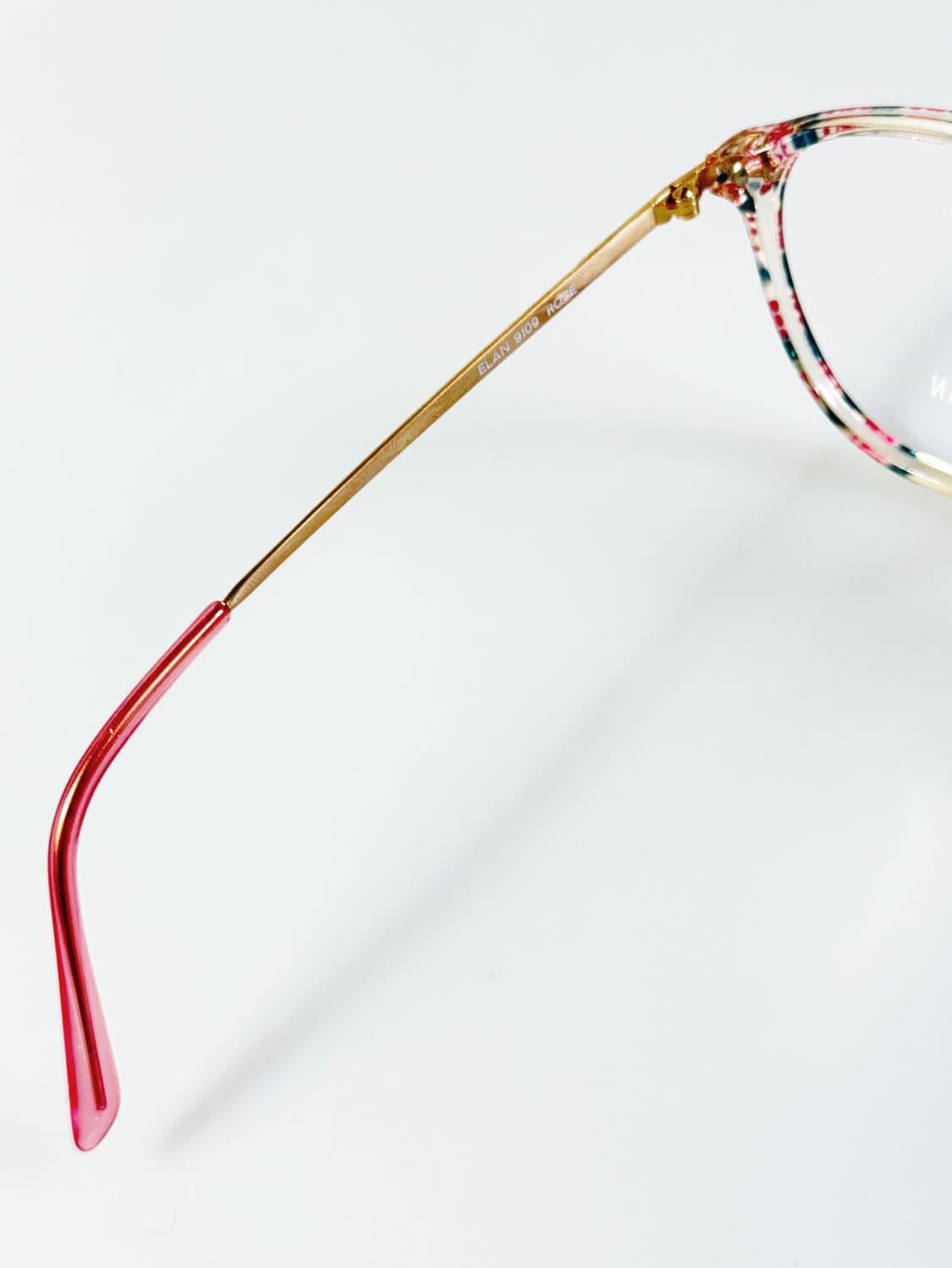 80s ALAN 플로럴 골드 메탈 뿔테 스퀘어 빈티지 안경 상품이미지7