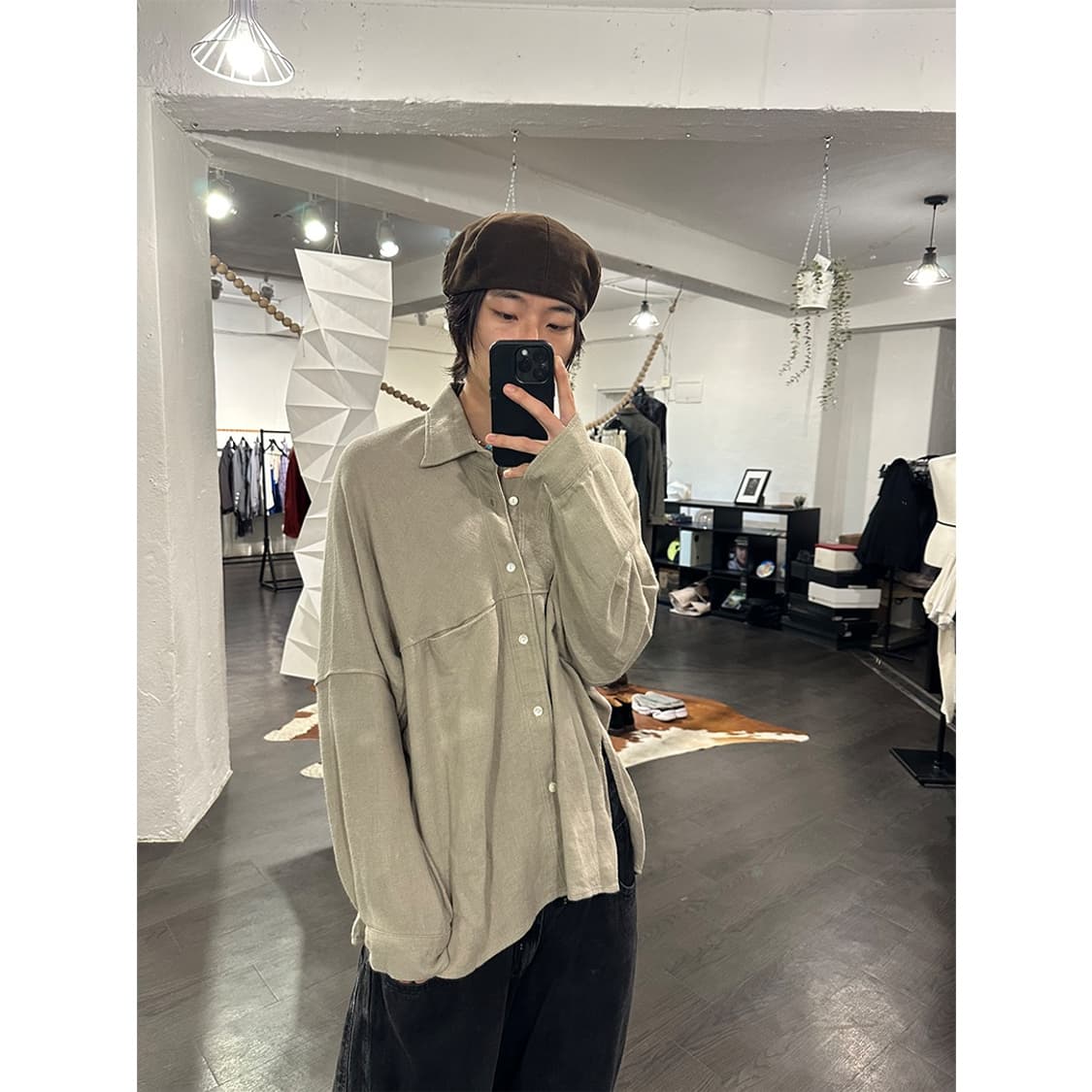 안셀름 23aw 기모노 셔츠 상품이미지4