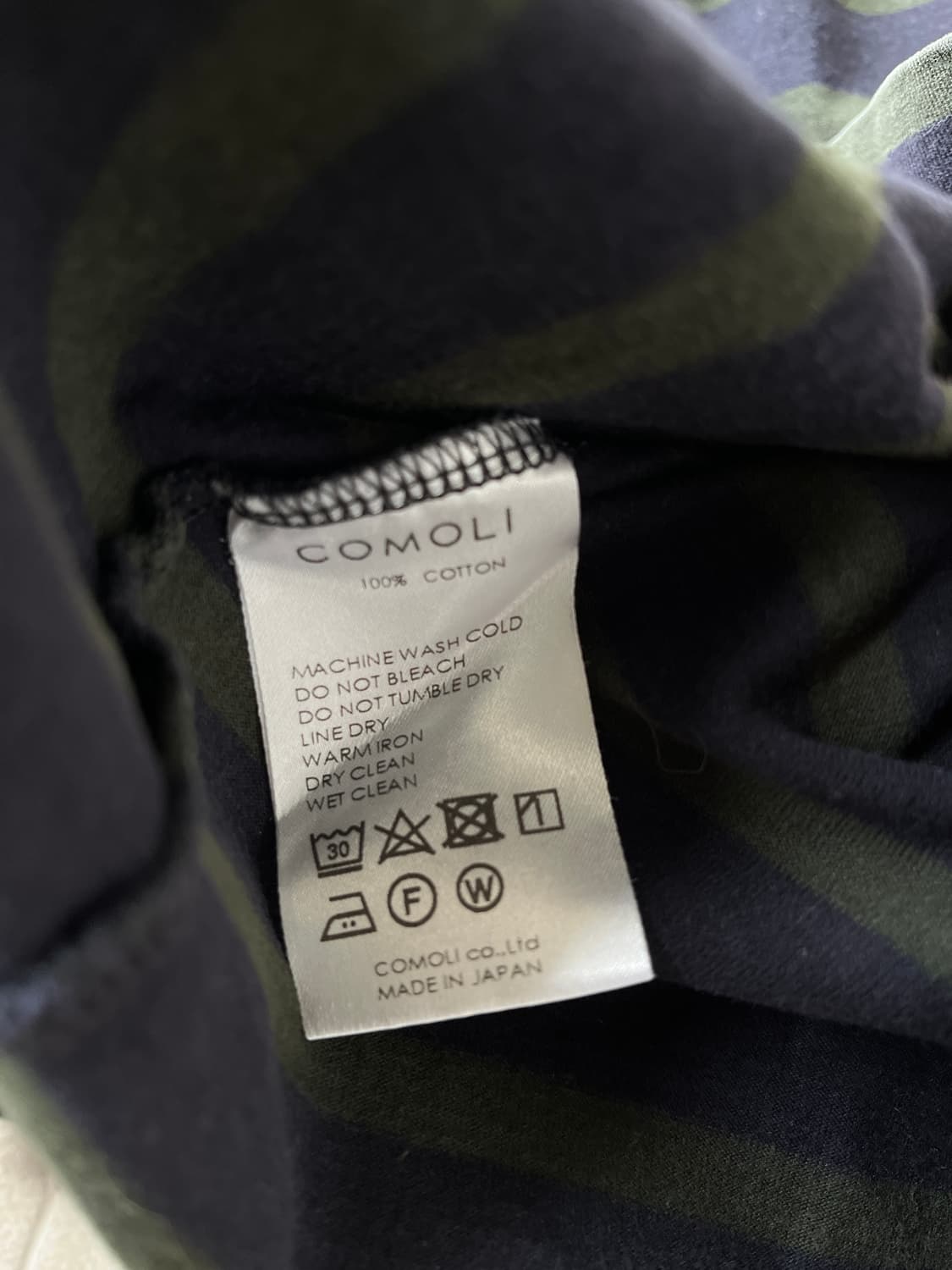 Comoli t shirt 상품이미지4