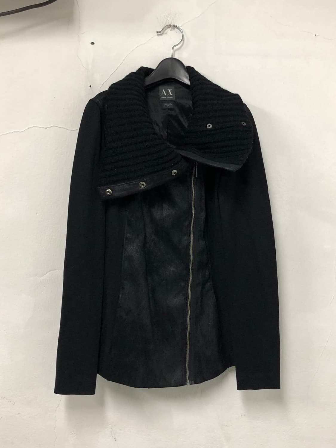 Armani High Neck Asymmetrical Zip Up 상품이미지4