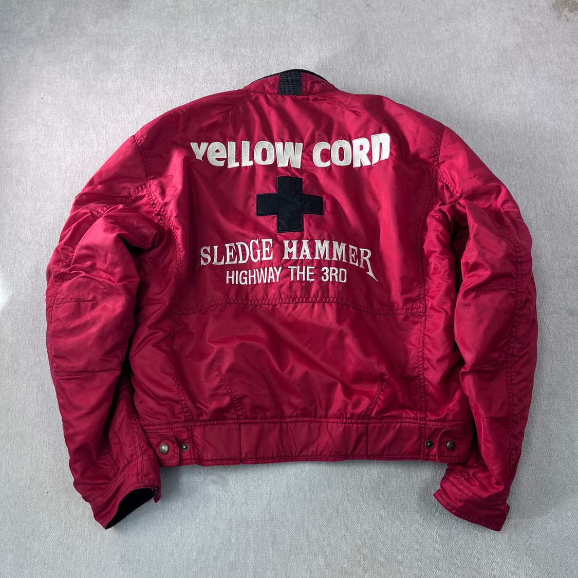 100 옐로우콘 나일론 레이싱 자켓 상품이미지2