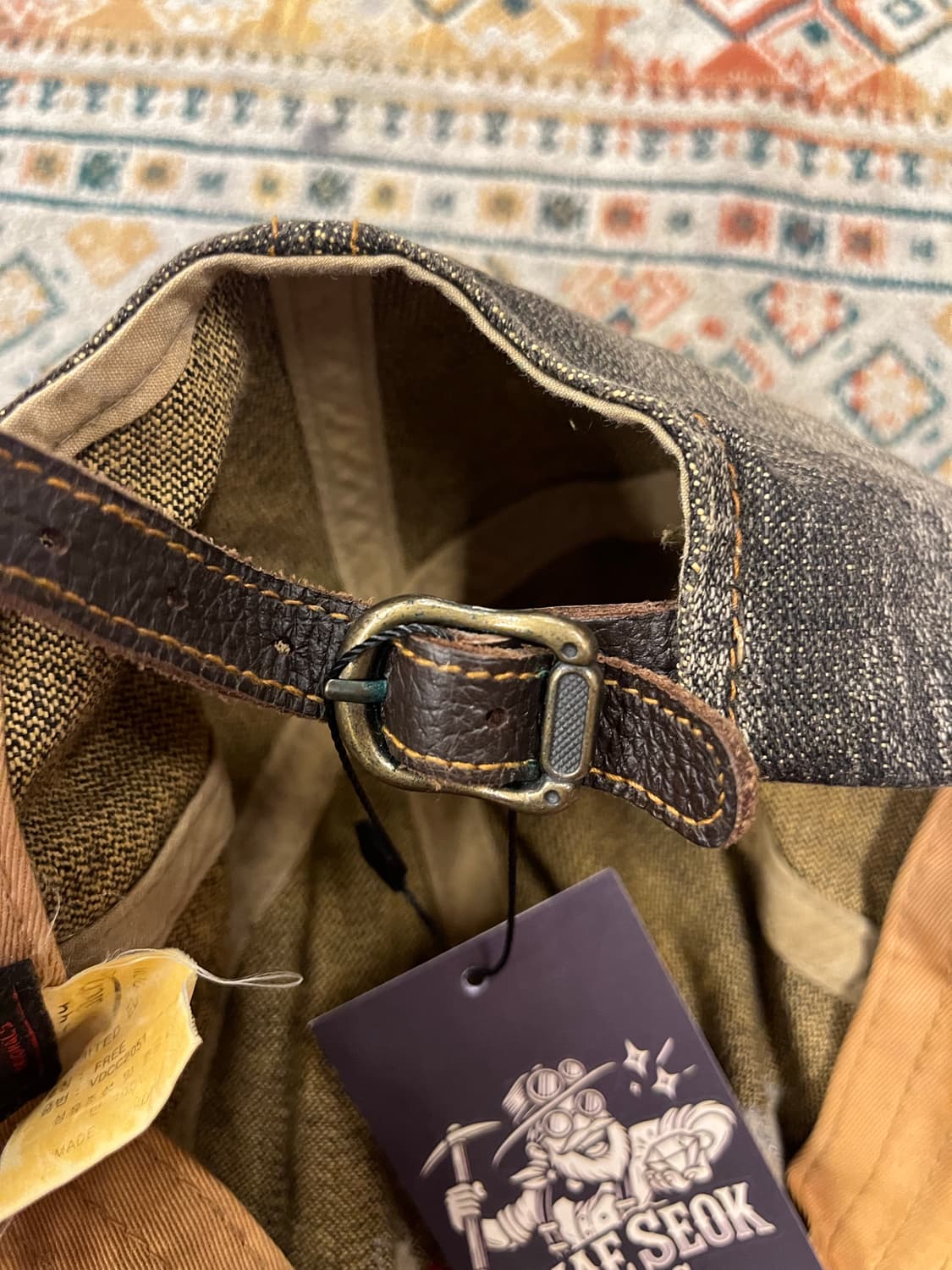 본더치 데미지 흑청 데님 볼캡 모자 #csz2783 상품이미지7