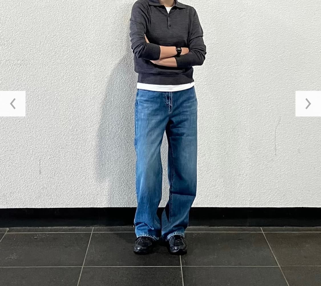 유니클로 와이드 스트레이트진 청바지 BLUE 24 상품이미지1