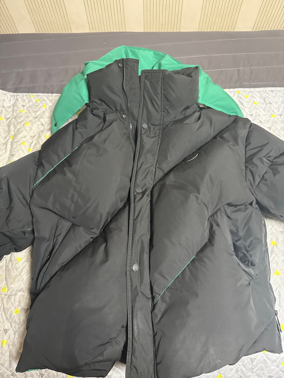 자라 x 아더에러 오버사이즈 패딩 자켓 블랙 S (100-105) 상품이미지1