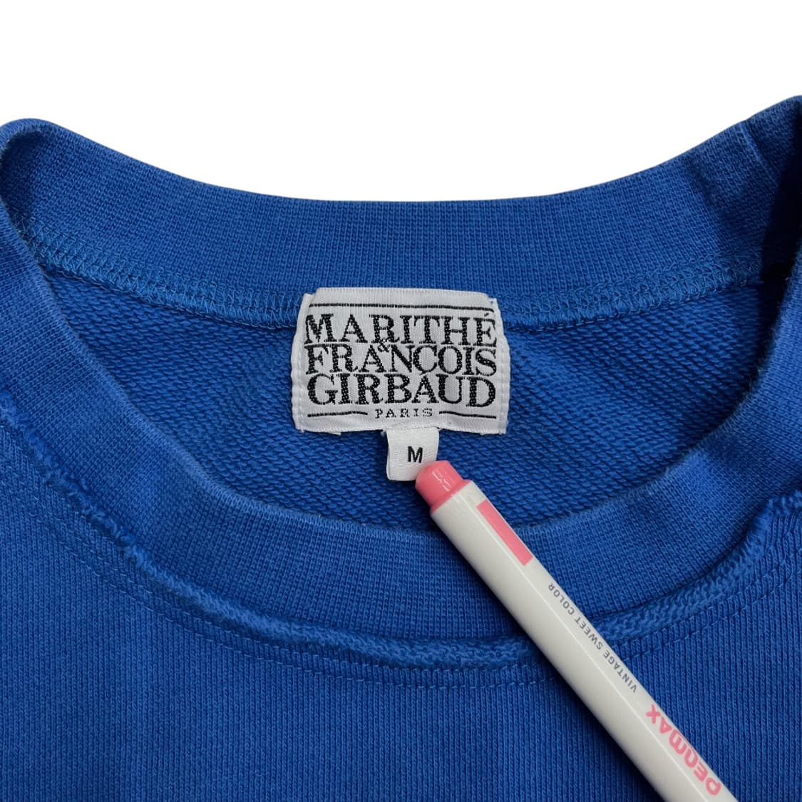 마리떼 프랑소와 저버 라이트블루 맨투맨 M 상품이미지4