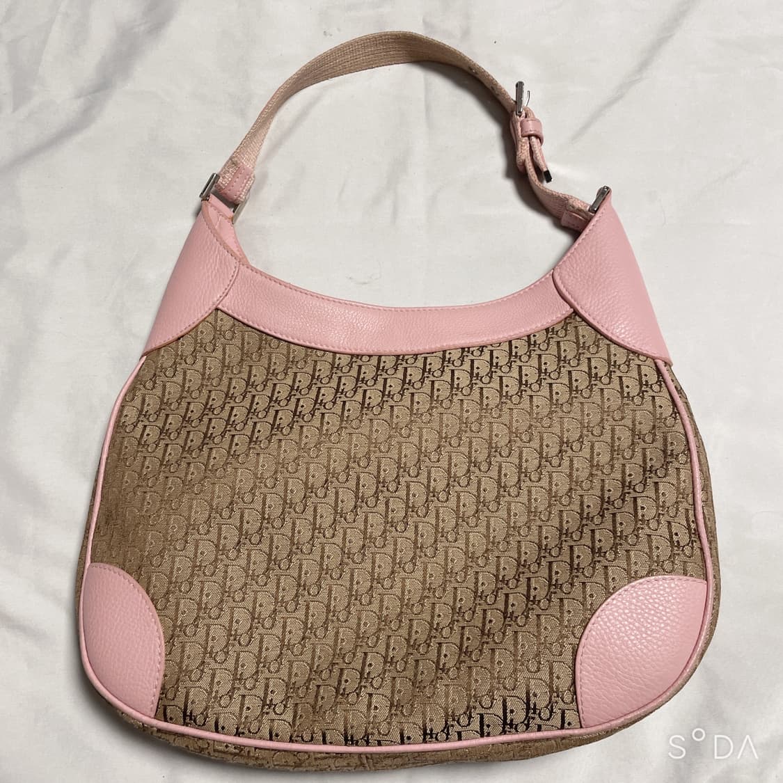 디올 오블리크 핑크 숄더백 상품이미지5