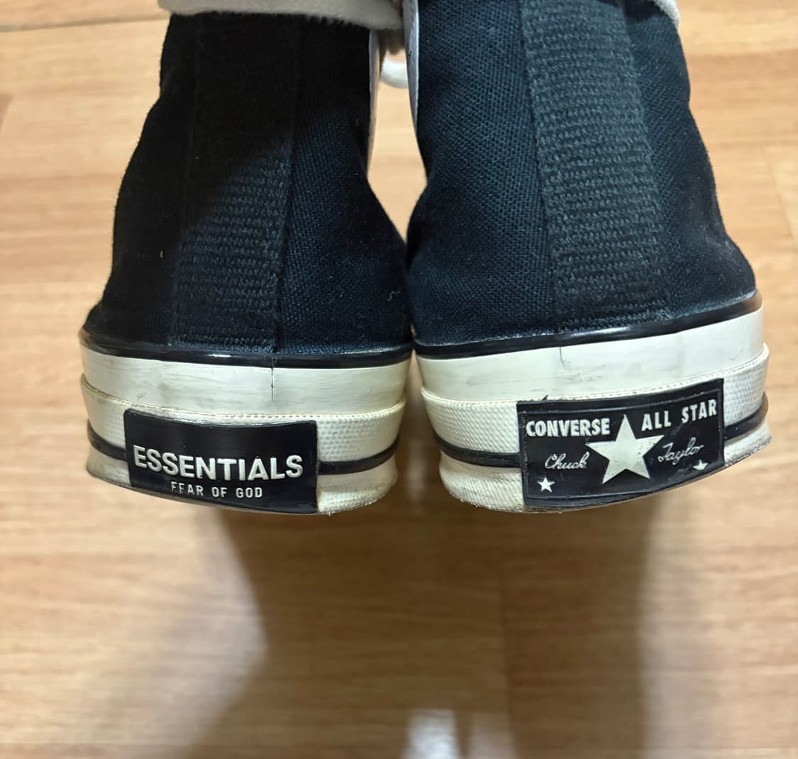 295)피오갓에센셜 컨버스 척하이 블랙 상품이미지5