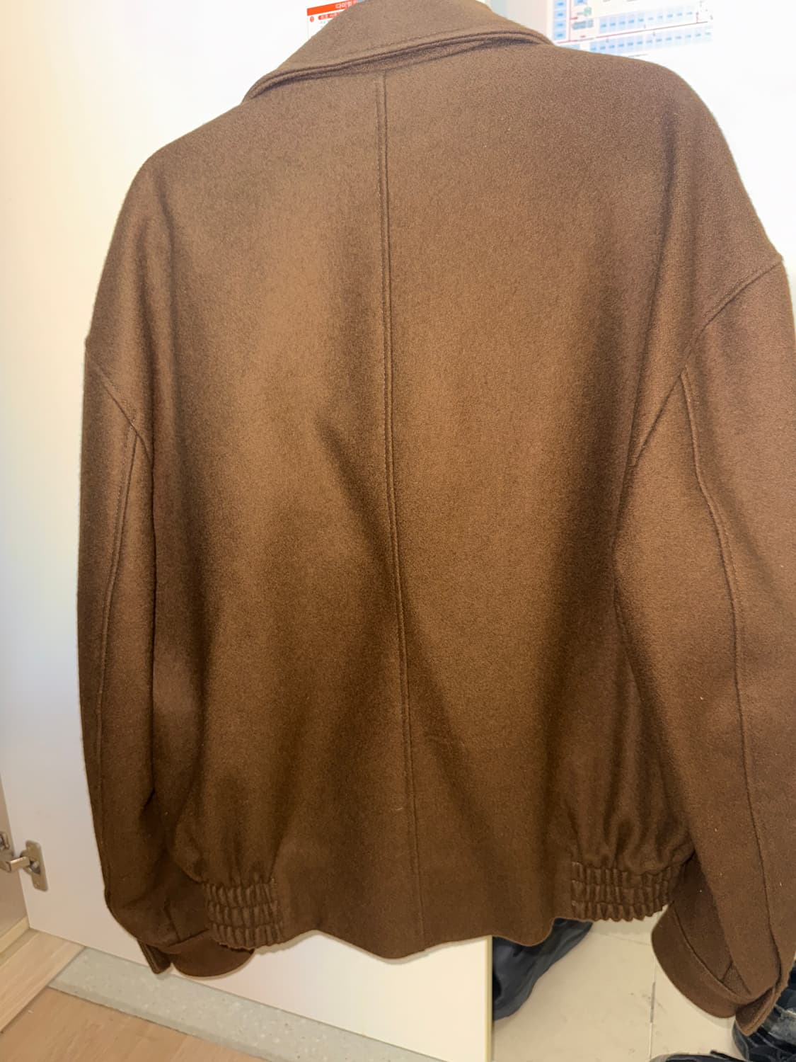 알렌느 울 숏 브라운 블루종 2사이즈 상품이미지2