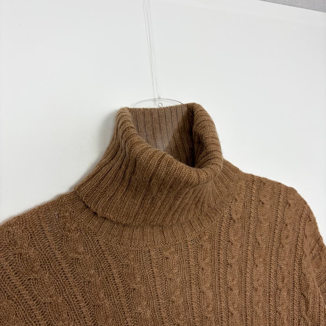 폴로 랄프로렌 터틀넥 꽈배기 니트 원피스 티셔츠 상품이미지2