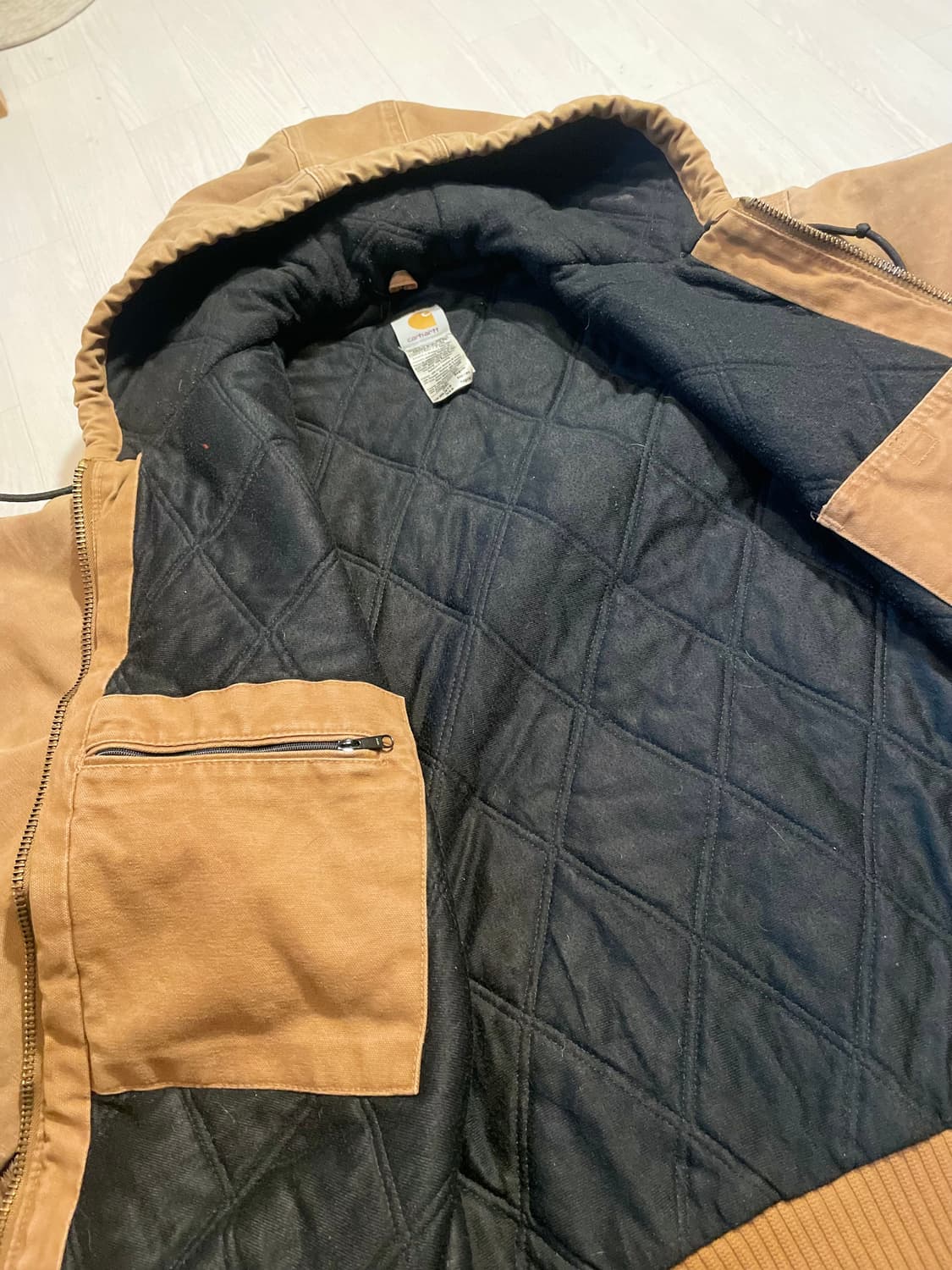 칼하트 액티브 후드 자켓 Carhartt Active J130 2XL 상품이미지5