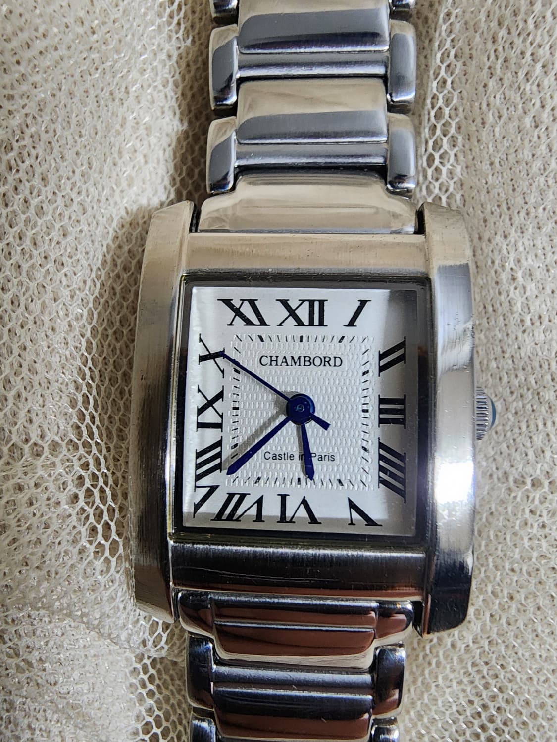 샹보르 CHAMBORD 사각 메탈 여성시계 상품이미지7