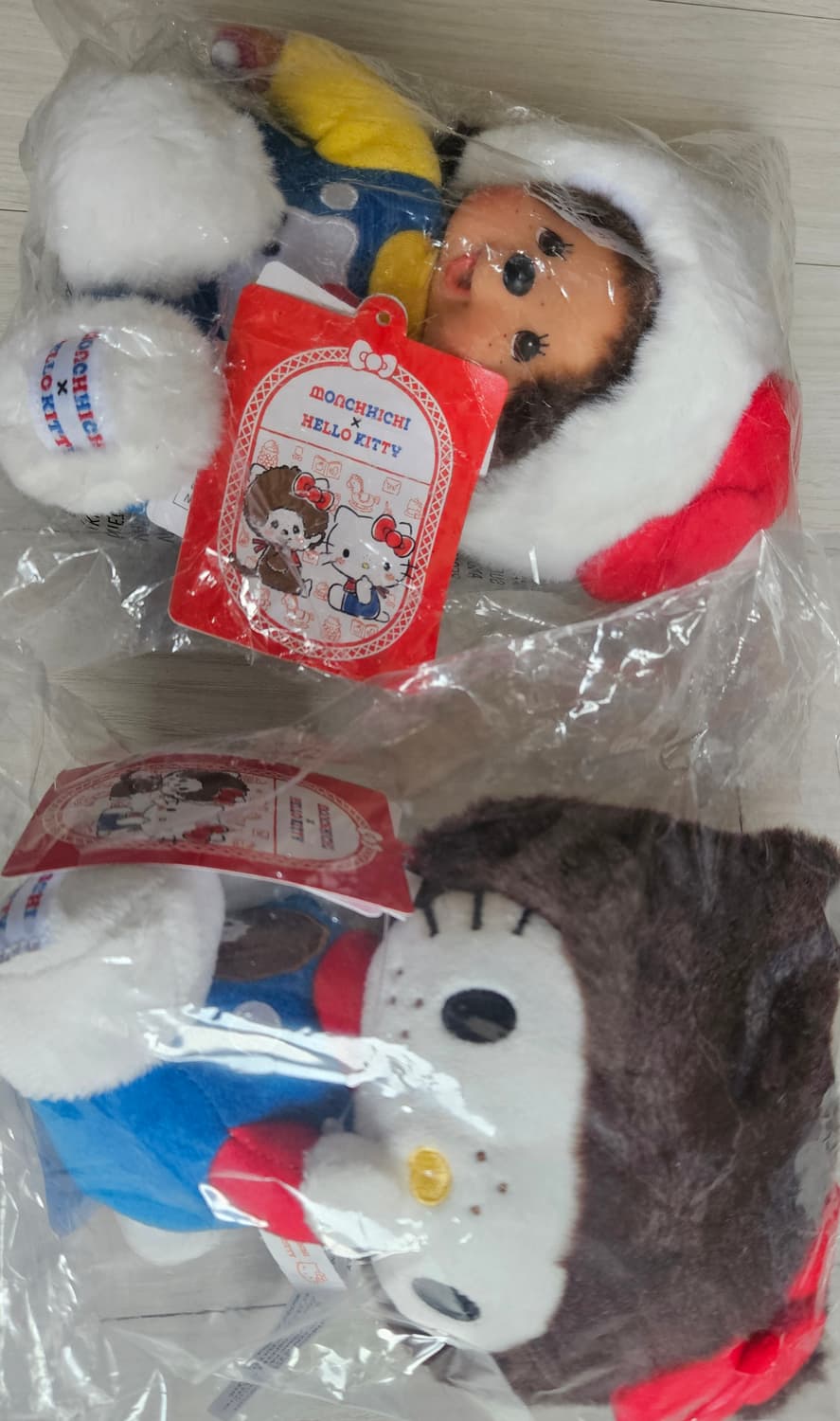 (새상품) 몬치치 헬로키티 콜라보 인형  미개봉 상품이미지4