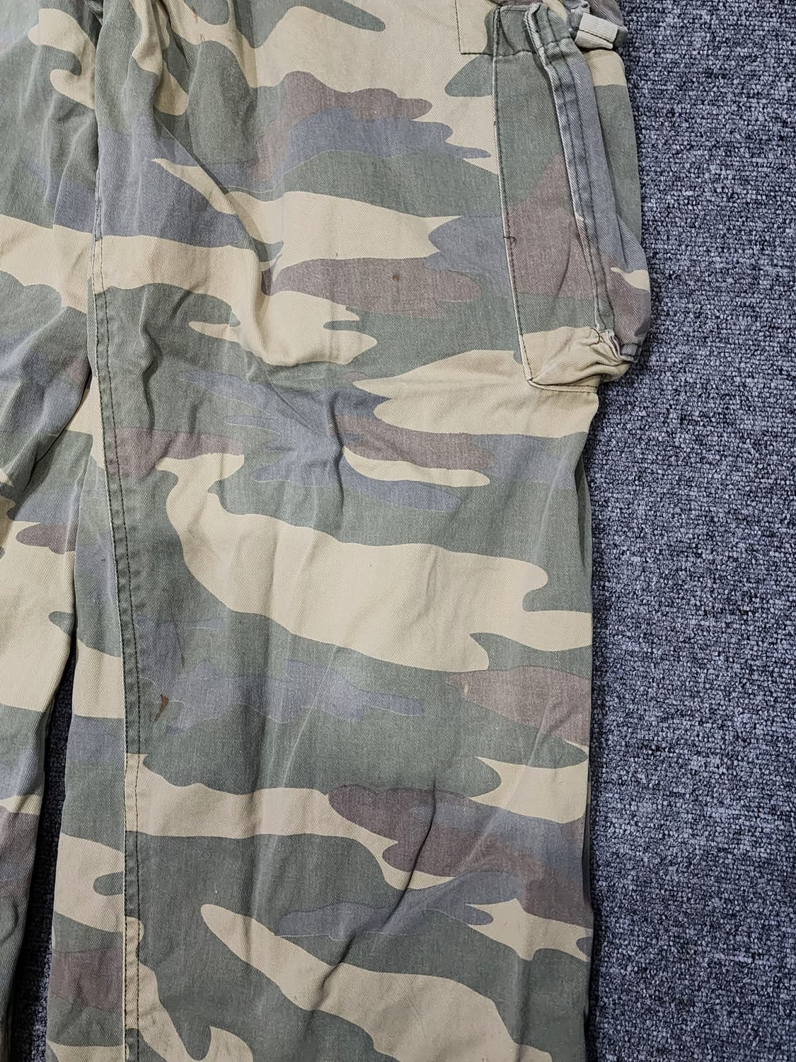 KUZI 71 쿠지71 빈티지 카모플라쥬 카모 카고 팬츠 바지 34 상품이미지7