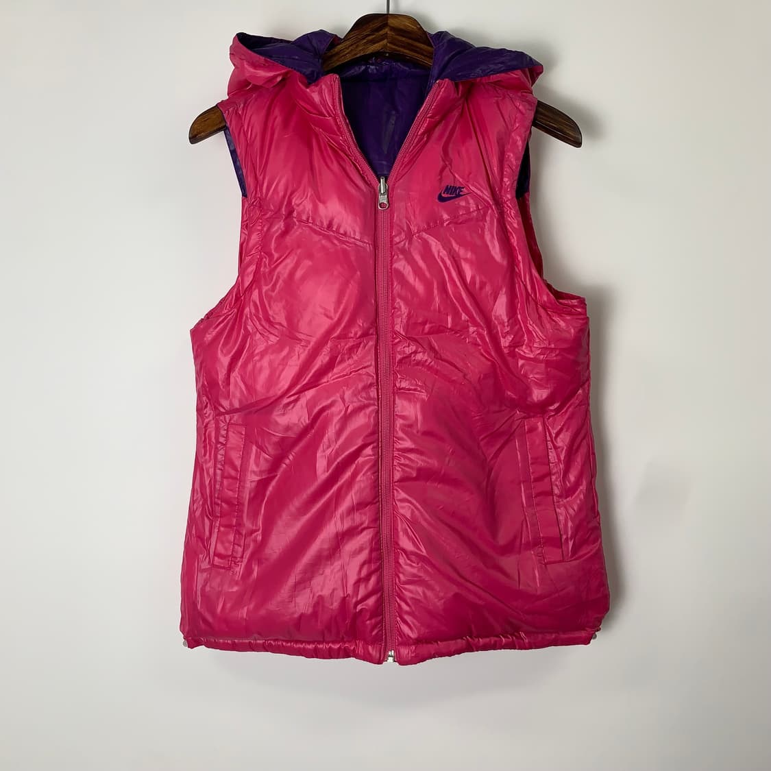 나이키 퓨추라 리버시블 핑크 조끼 패딩 상품이미지5