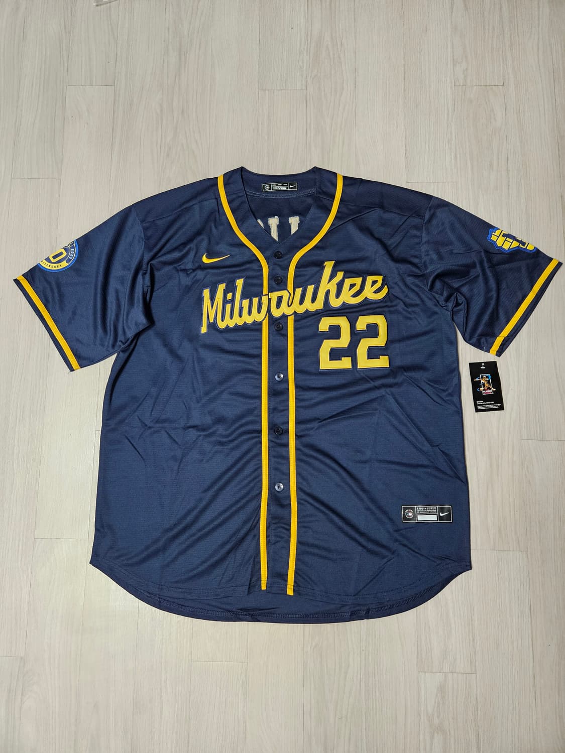 Nike mlb 밀워키 져지 빅사이즈 블록코어룩 올드스쿨 상품이미지1