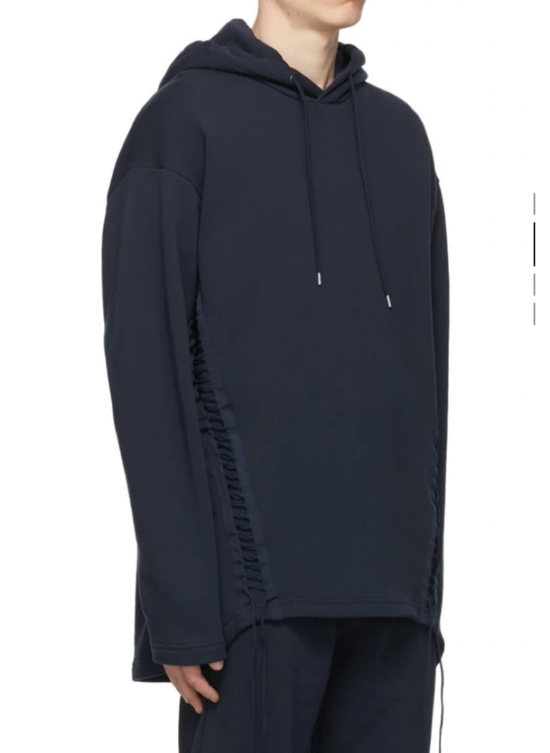 [헬무트랭/아카이브] 심라인 레이스업 스웨트셔츠 상품이미지1