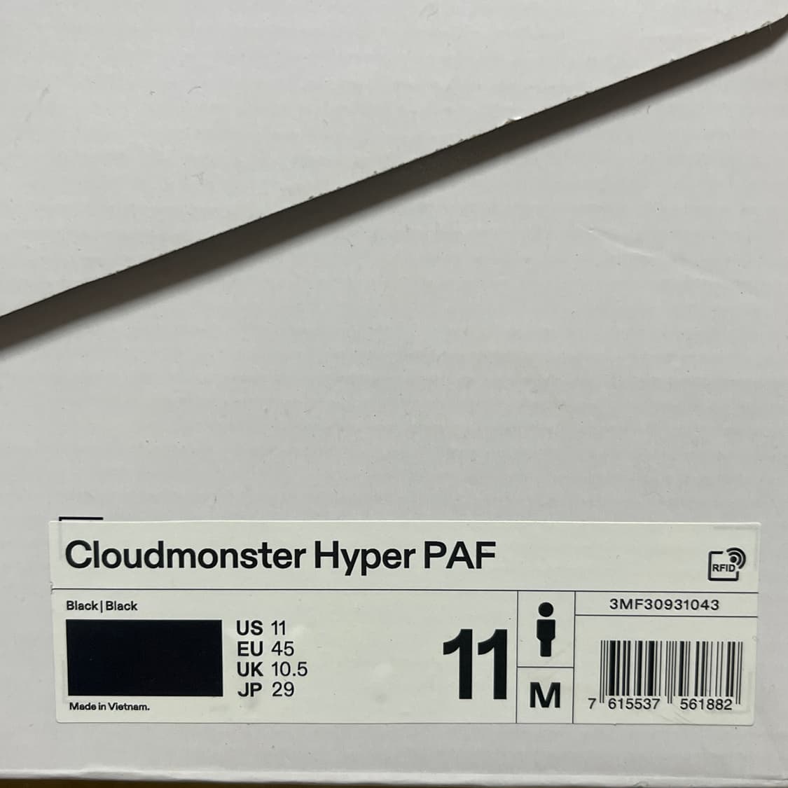 [290] 온러닝 파프 클라우드 몬스터 하이퍼 블랙 상품이미지3