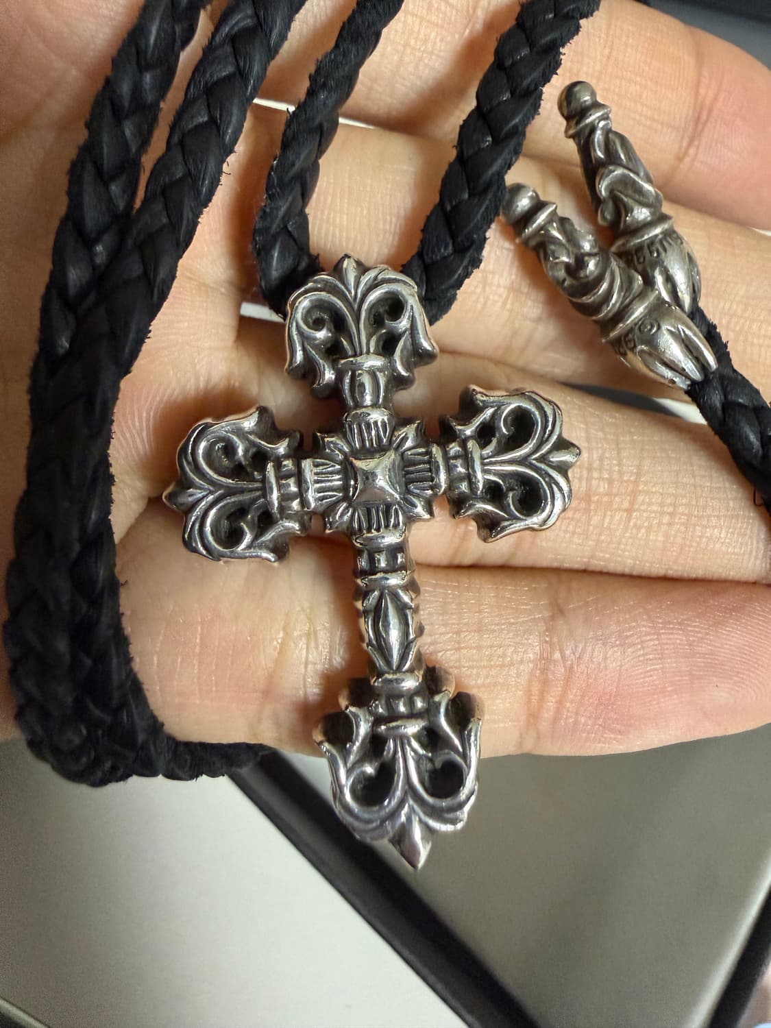 새상품급) 크롬하츠 필리그리 S 블레이드 가죽줄 상품이미지7