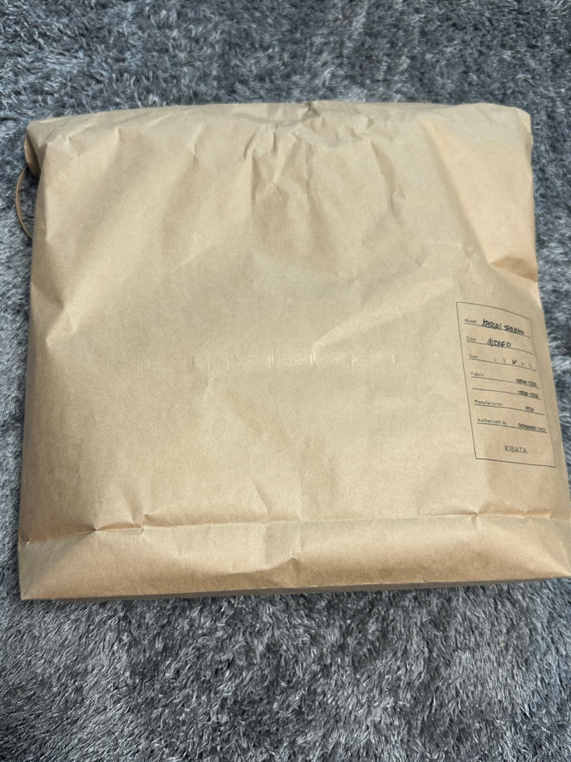 키바타 카스리 슌코 인디고 와이드 데님 팬츠 3 사이즈 상품이미지3