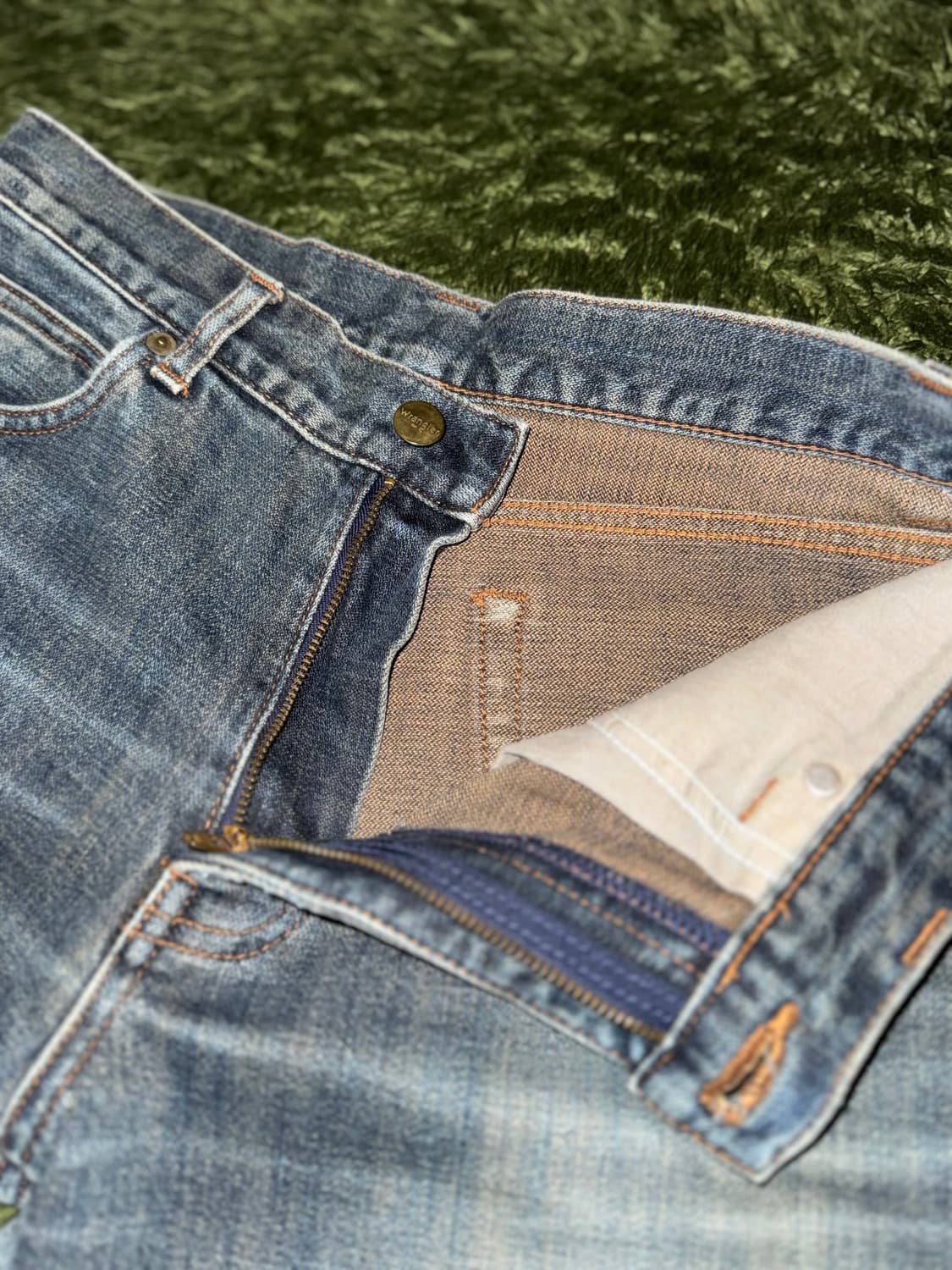 [31] wrangler 랭글러 재팬 빈티지 워시드 부츠컷 데님 팬츠 상품이미지3