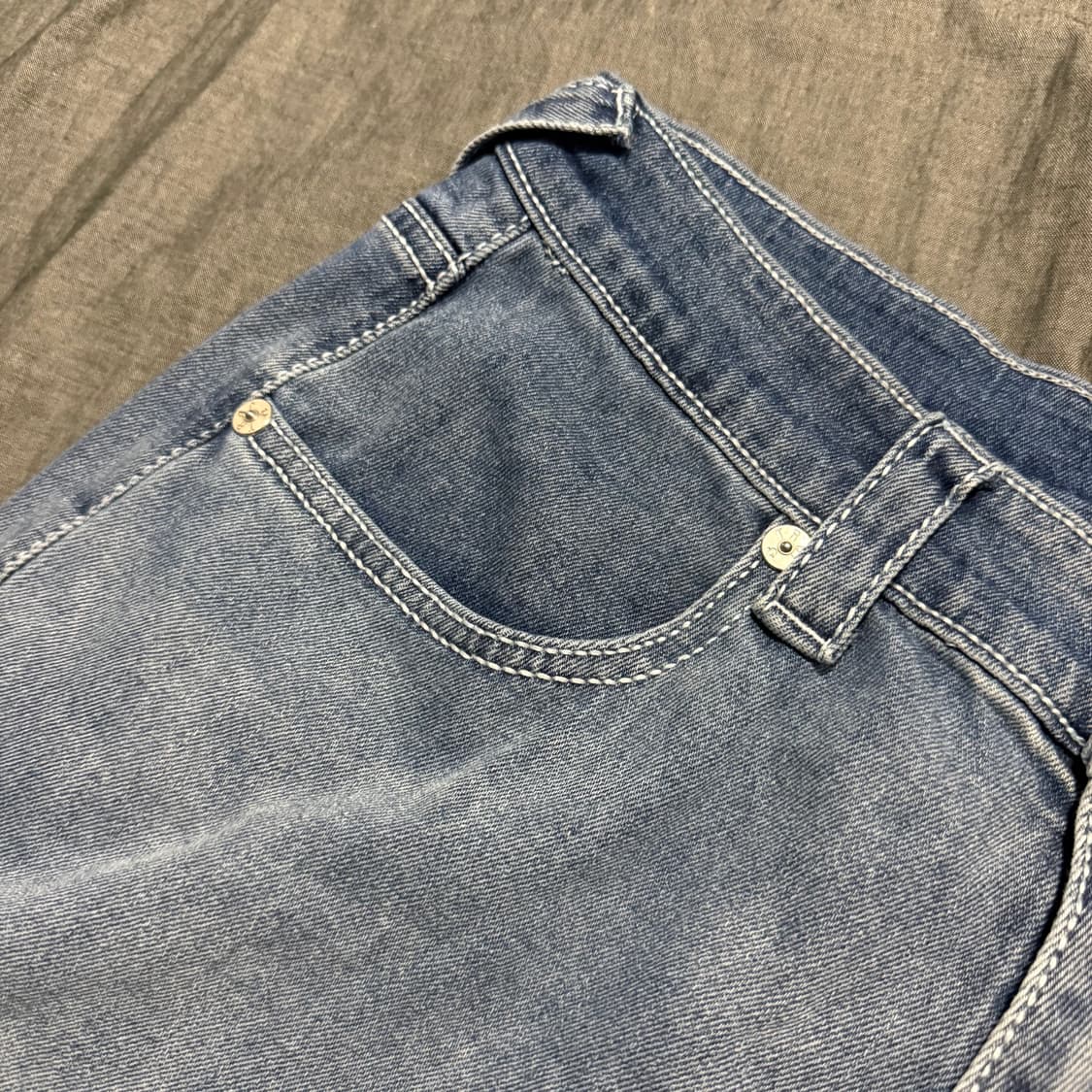 Straight Leg Denim Pants 상품이미지5