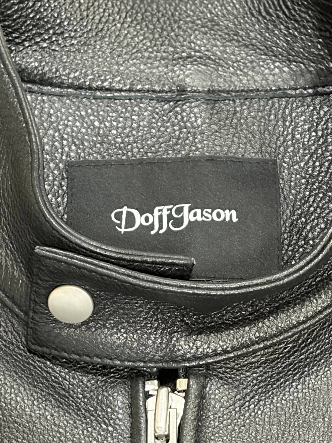 Doffjason cow leather rider jacket 상품이미지7