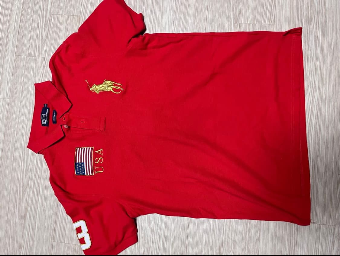 폴로 빅포니 USA 금장 카라티 상품이미지3