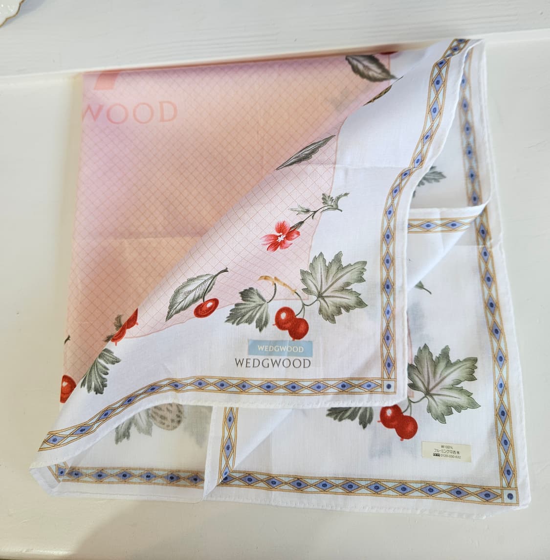 웨지우드(WEDGWOOD) 손수건 4장 일괄판매 상품이미지6