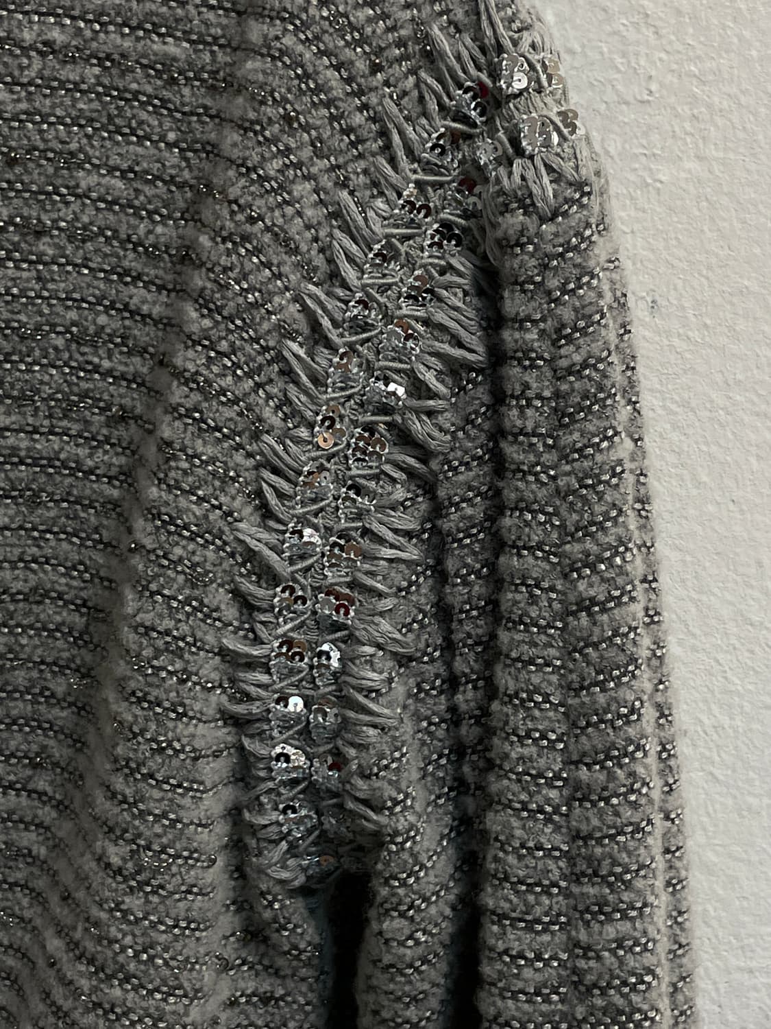 랑방 컬렉션 그레이 텍스처 니트 상품이미지6