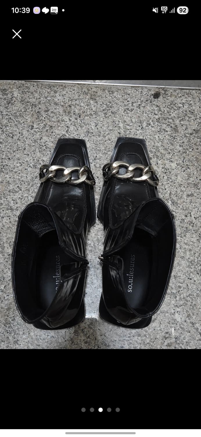 쏘유레슈어 collage 체인 부츠 260 상품이미지4