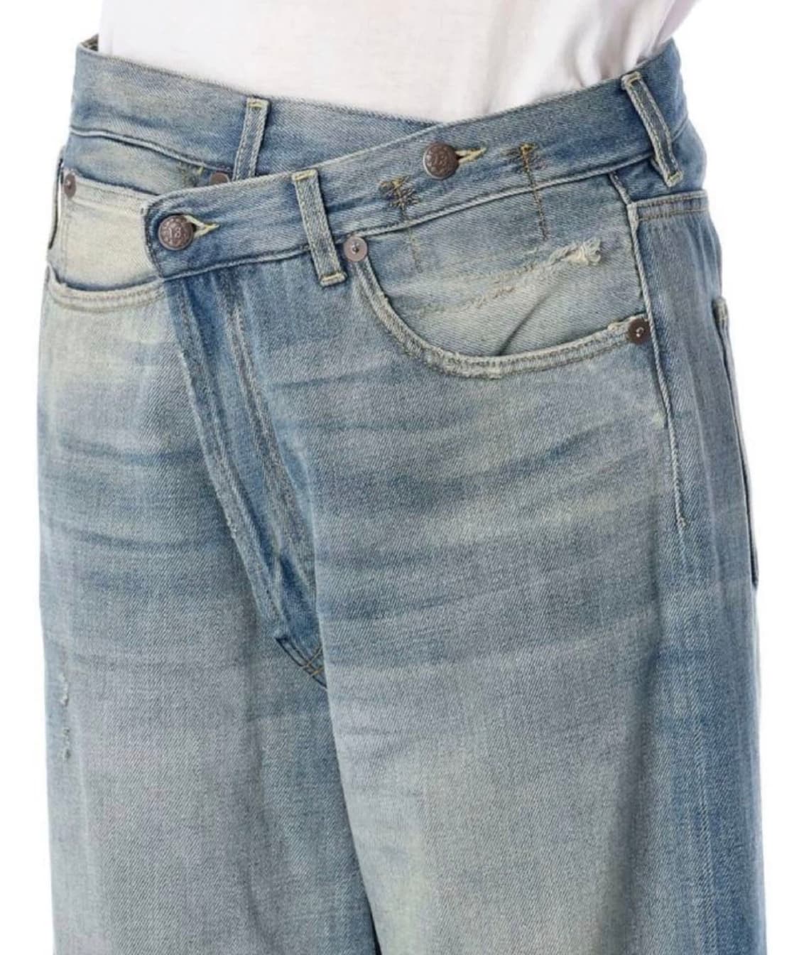 R13 크로스오버 와이드진 25사이즈(택제거 새상품) 상품이미지5