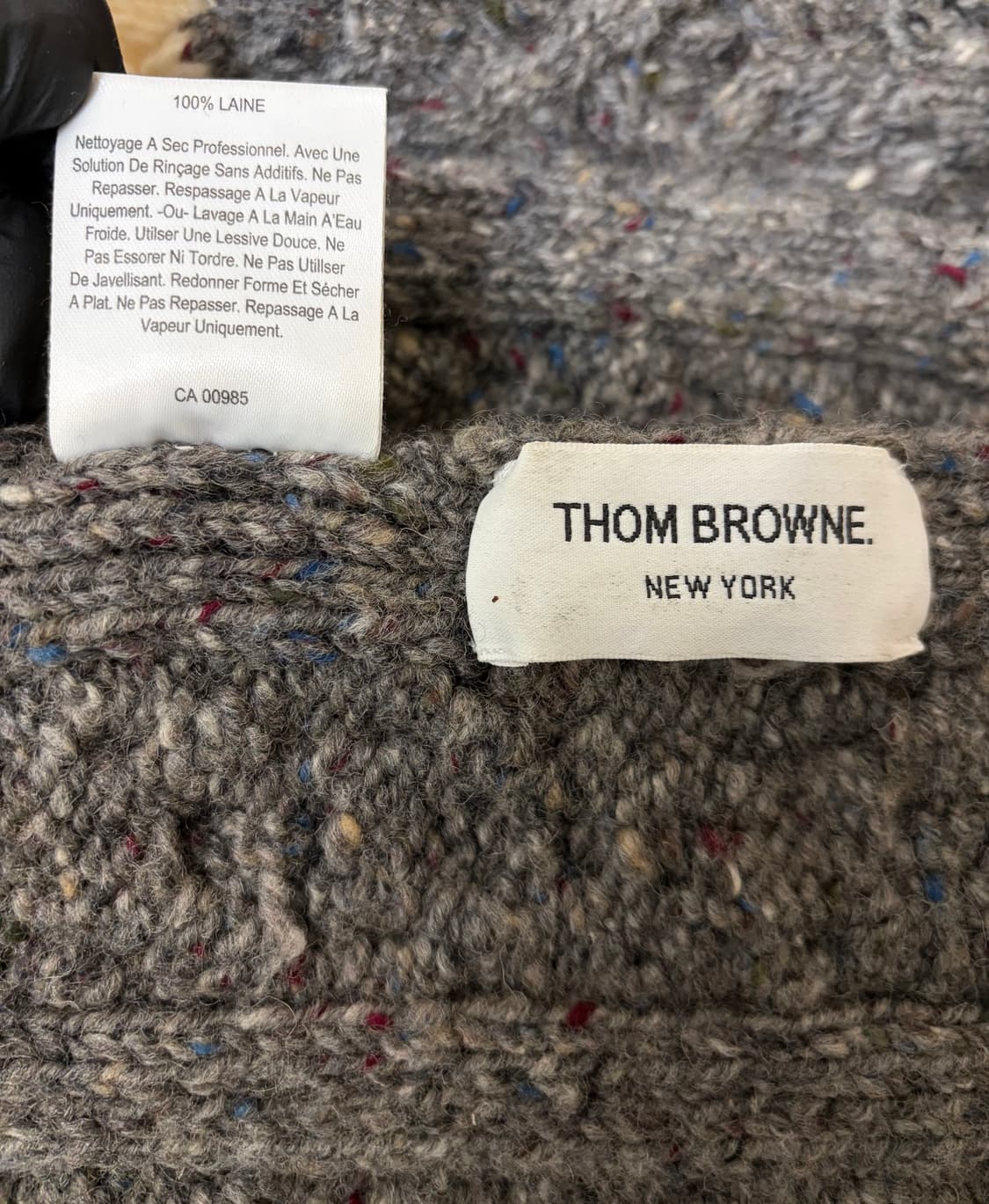 톰브라운 정품 케이블 니트 머플러 상품이미지4