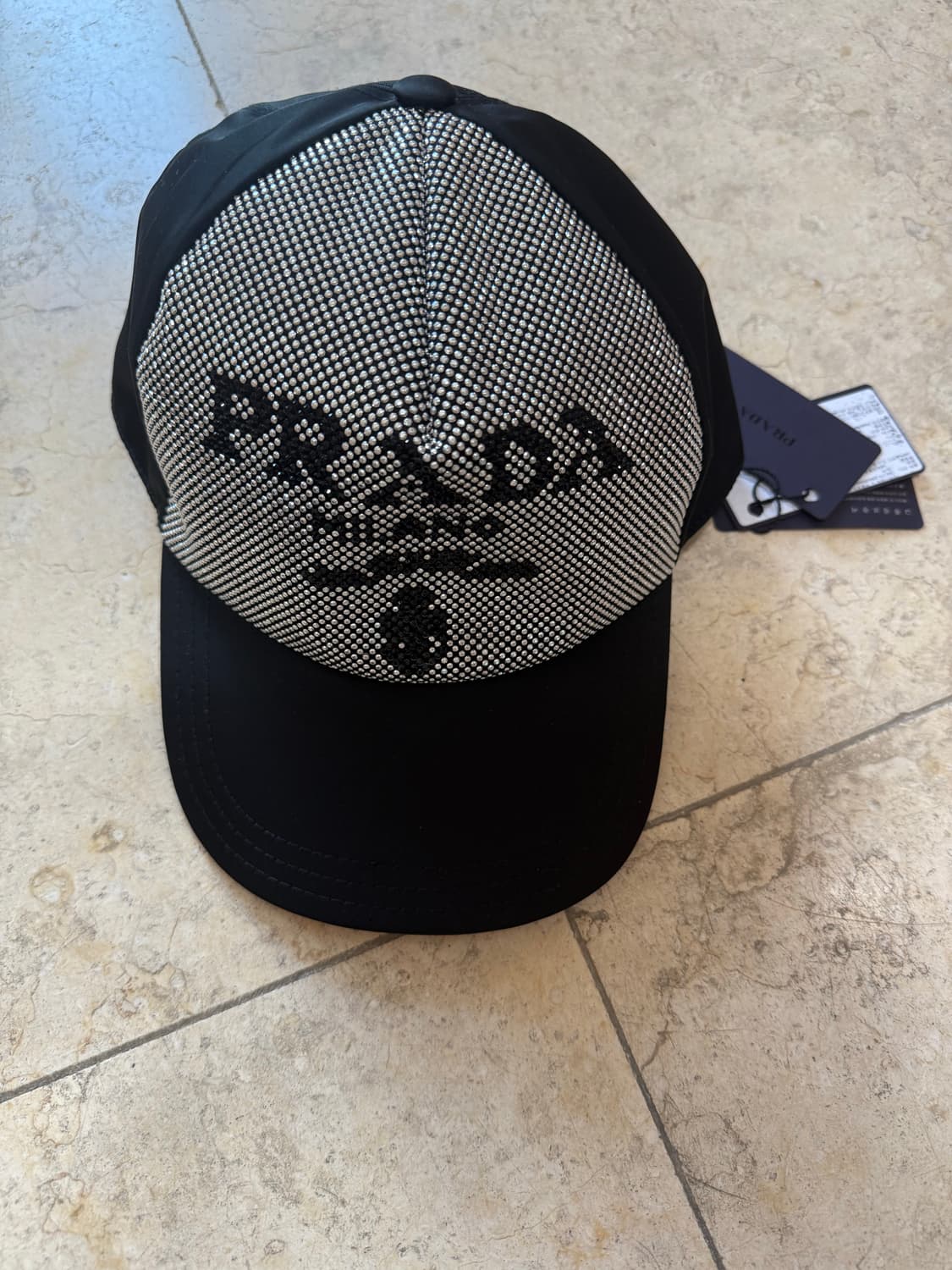 프라나 리나일론 크리스탈 스터드 베이스볼 캡 상품이미지1