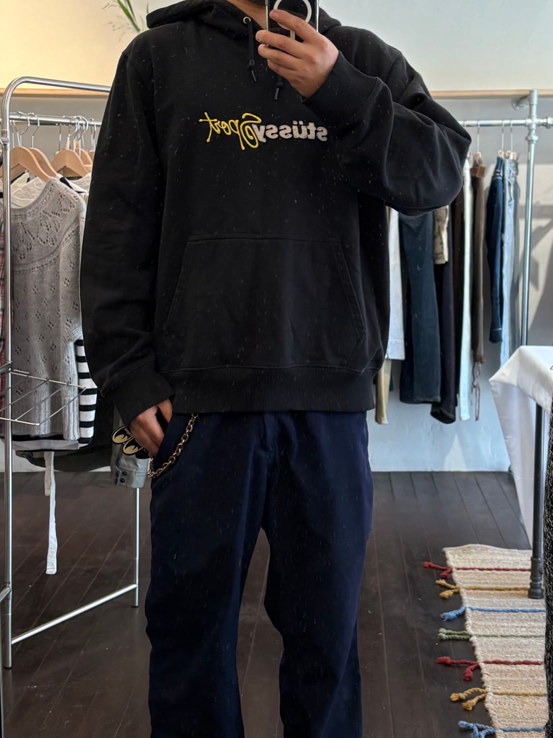 스투시 스포츠 자수 후드 상품이미지6