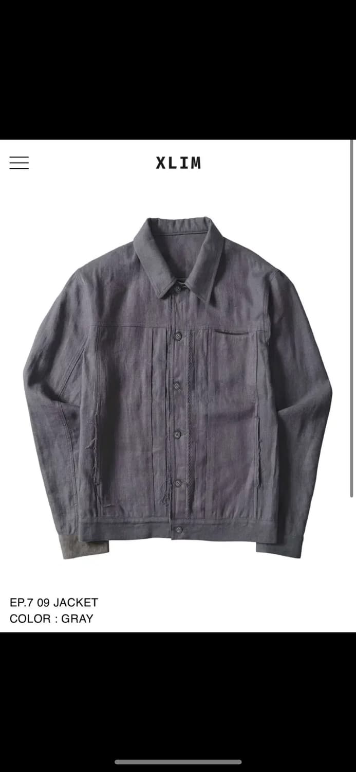 Xlim ep7 09 jacket gray 상품이미지1