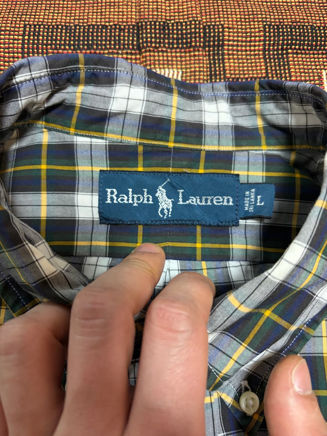 L) 폴로 랄프로렌 원포켓 체크 셔츠 상품이미지6