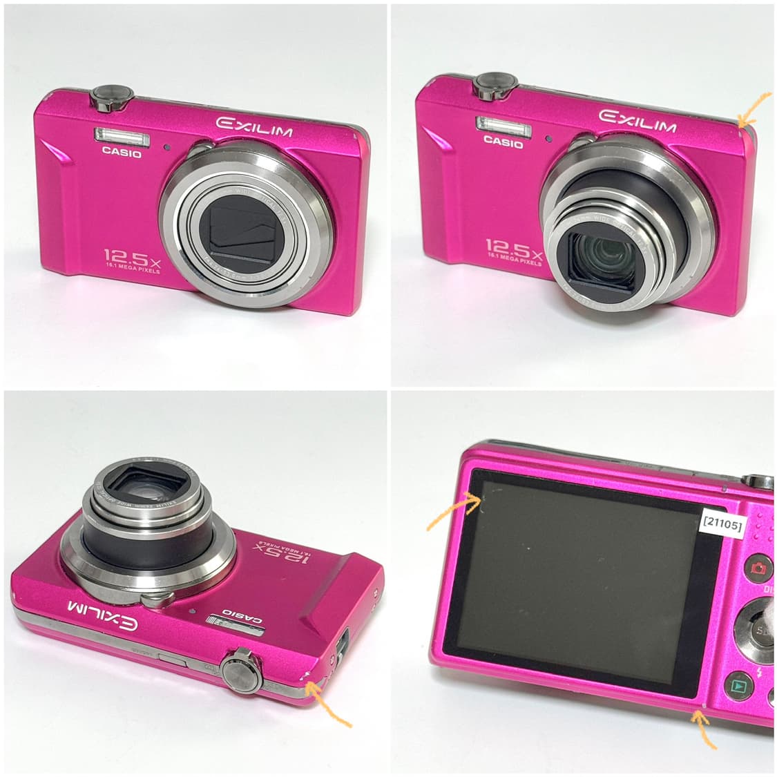 카시오 엑슬림 ZS150 체리핑크 빈티지디카 상품이미지2